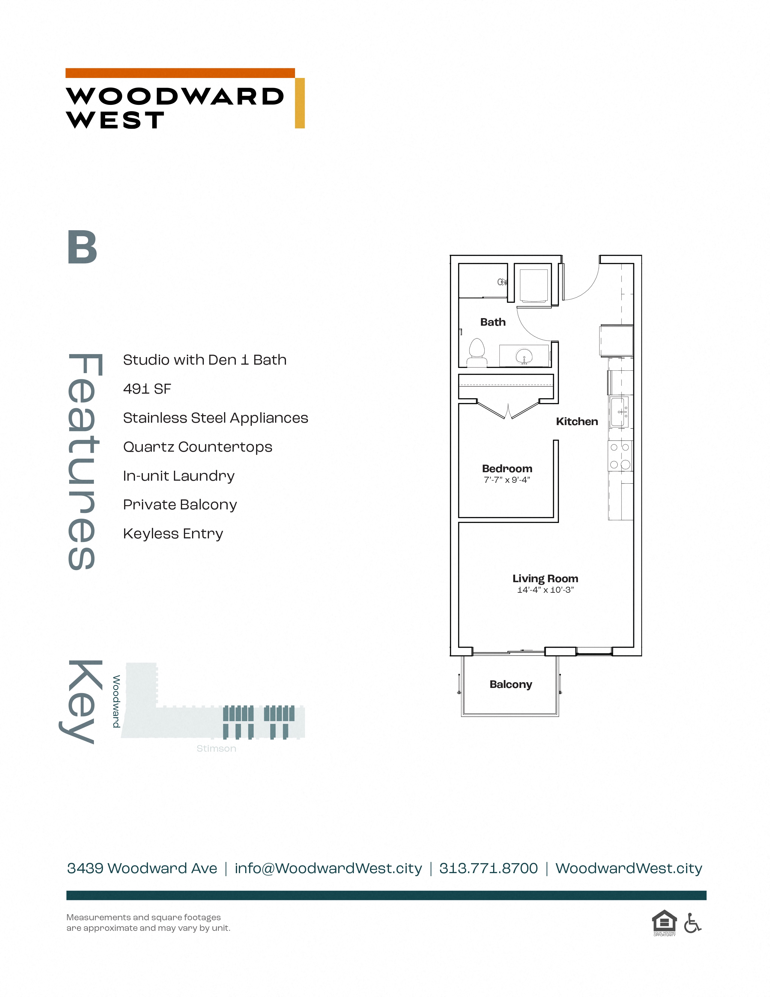 B floor plan